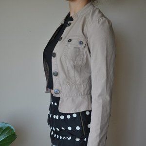 Guess Jeans Authentic Stretch Cropped Jacket SZ M